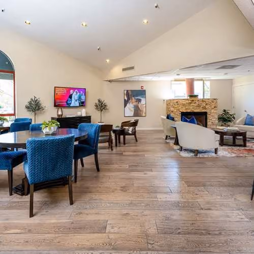 Clubhouse sitting area