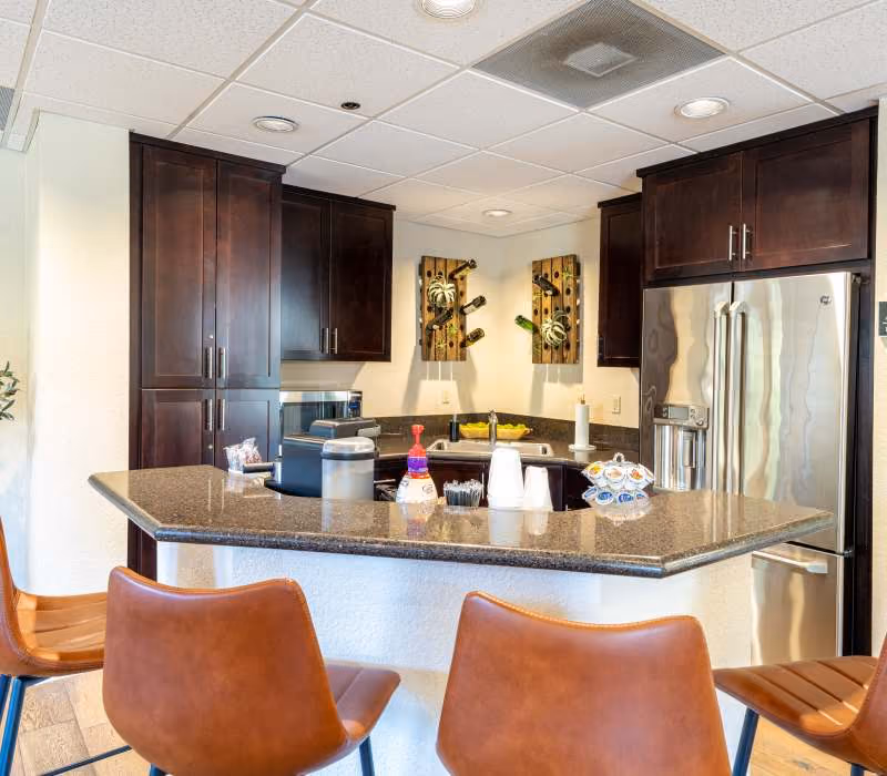 Clubhouse sitting area