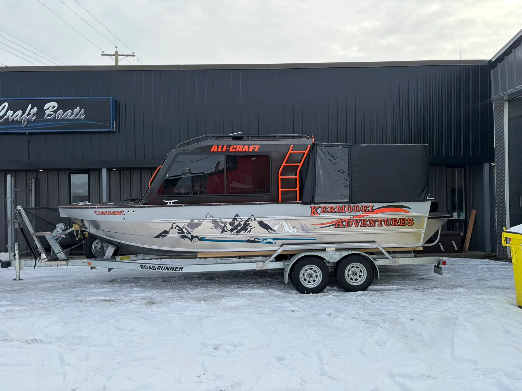 Ali-Craft Boats ranger boat with custom cabin build