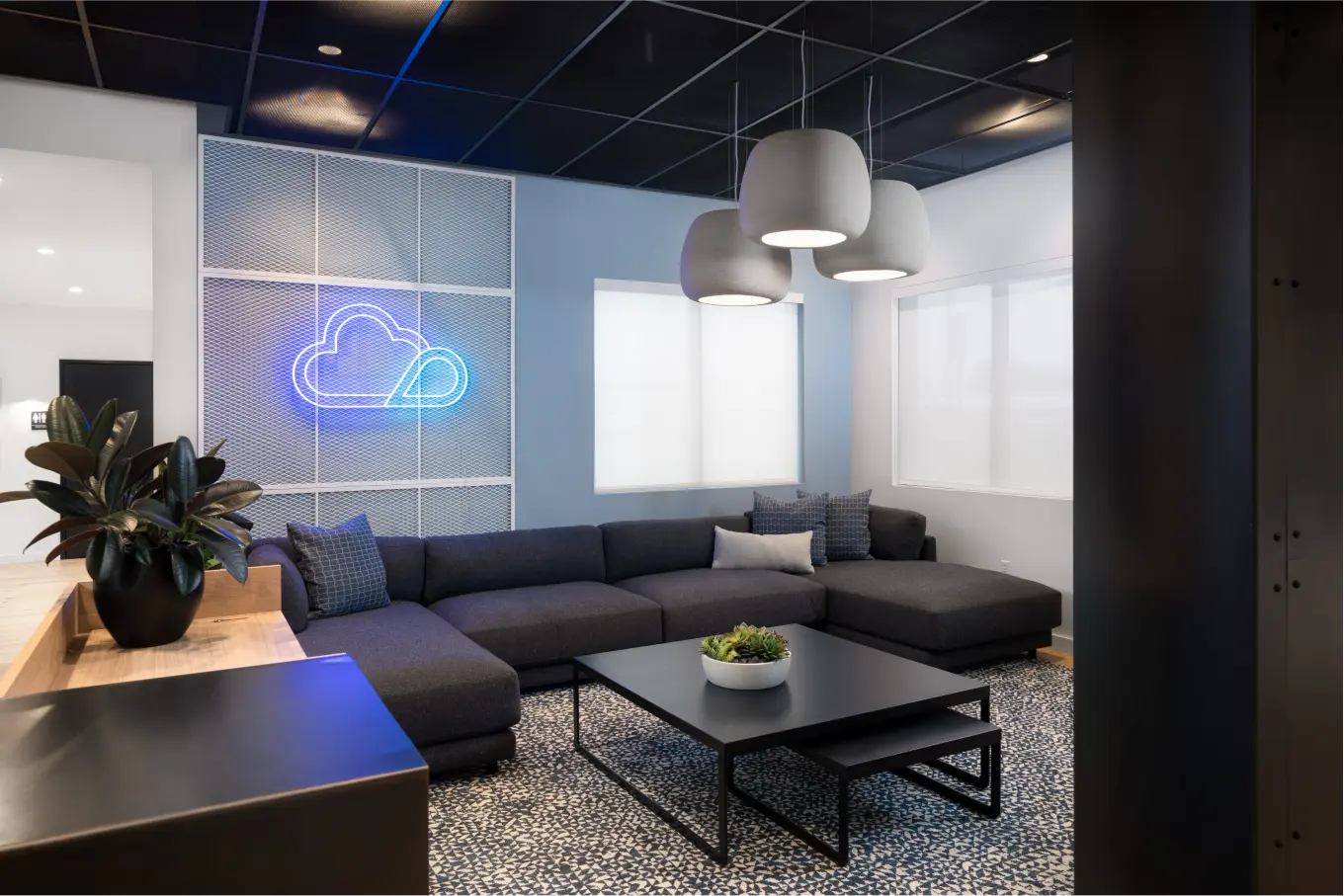 The entrance to FuelCloud's headquarters