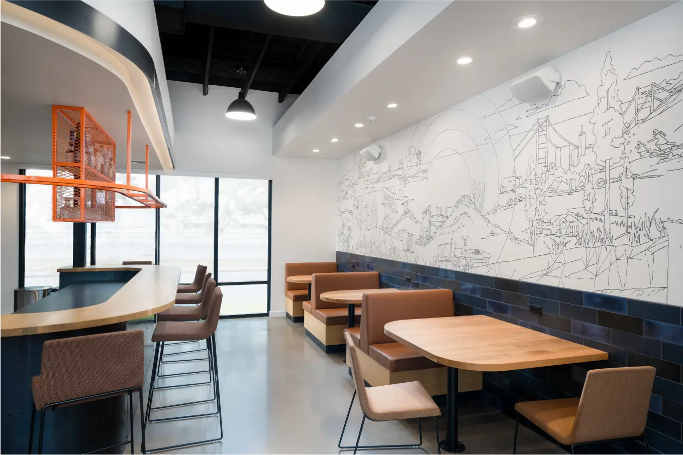 FuelCloud's eating area