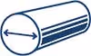 Large diameter bar sawing