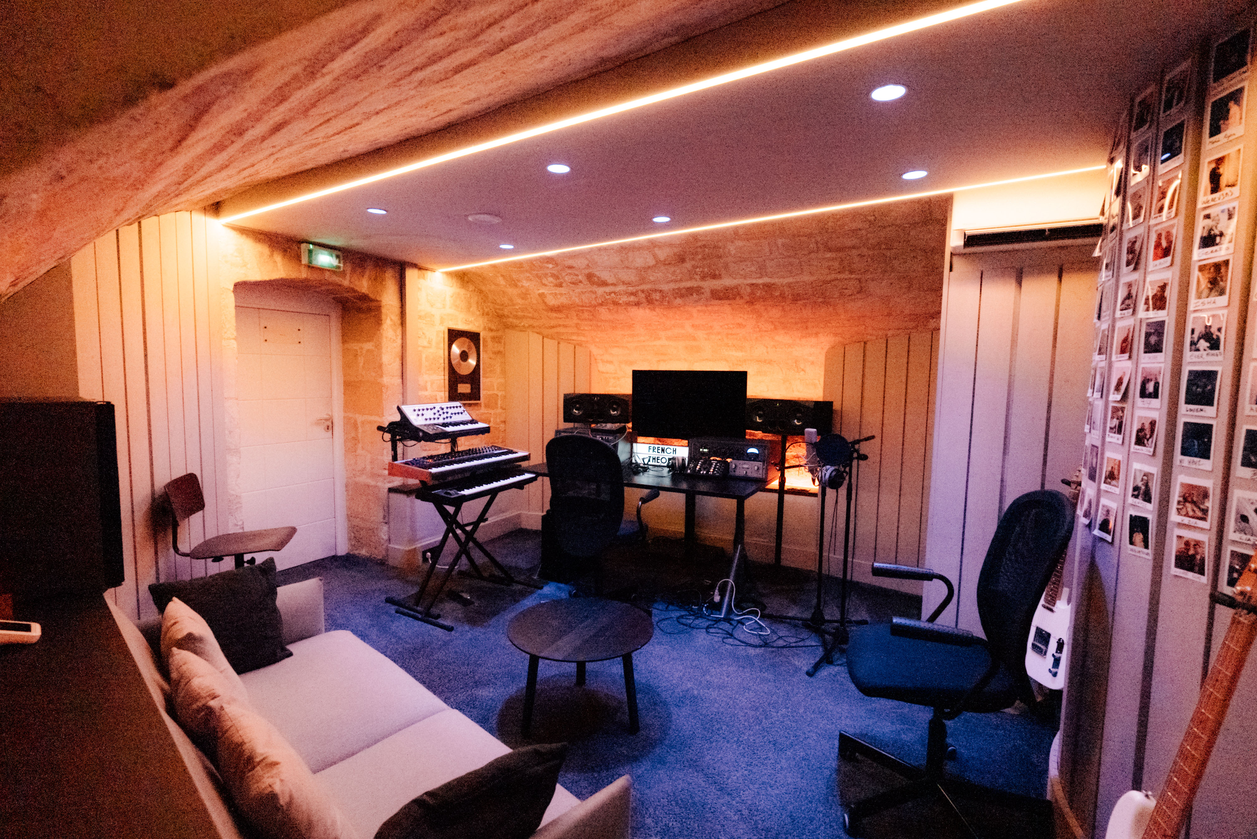 Le studio d'enregistrement — l'espace de création French Theory