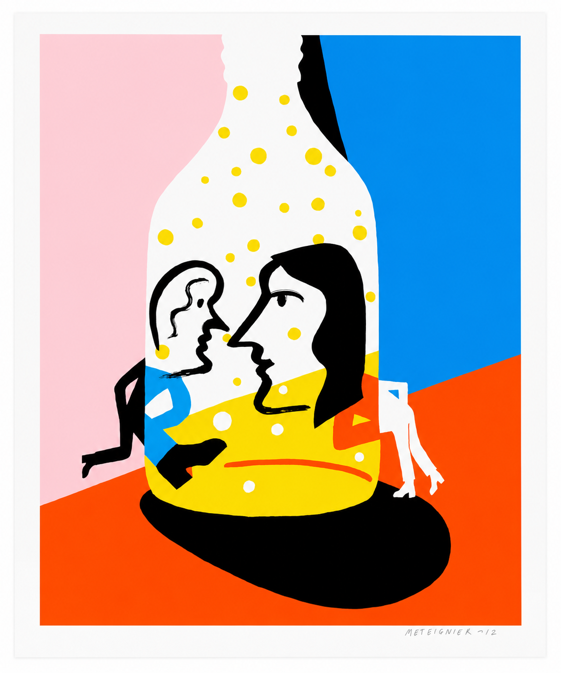 Untitled 3 — Alice Meteignier, sérigraphie, 2020