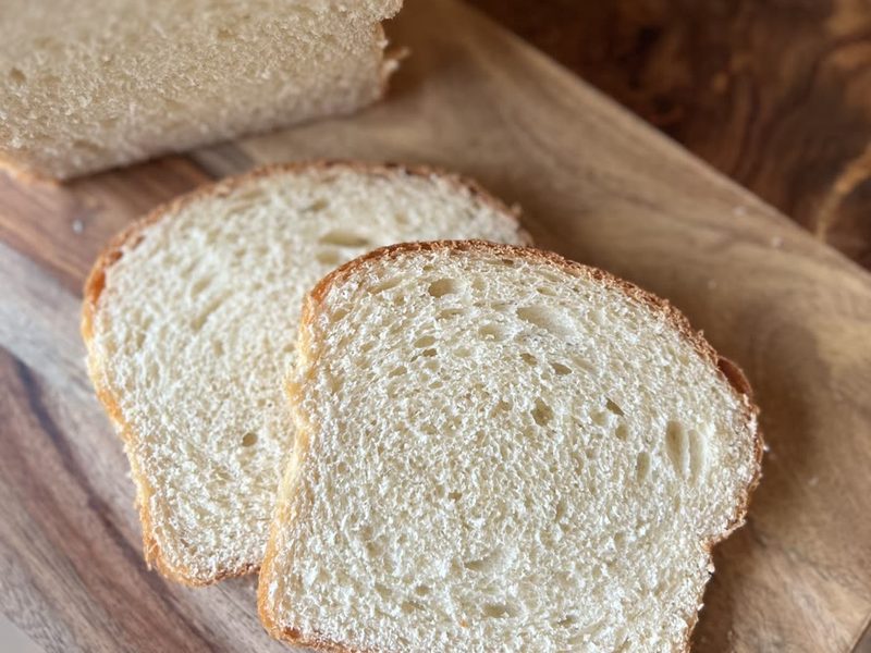 Soft sandwich loaves from The Homespun Baker