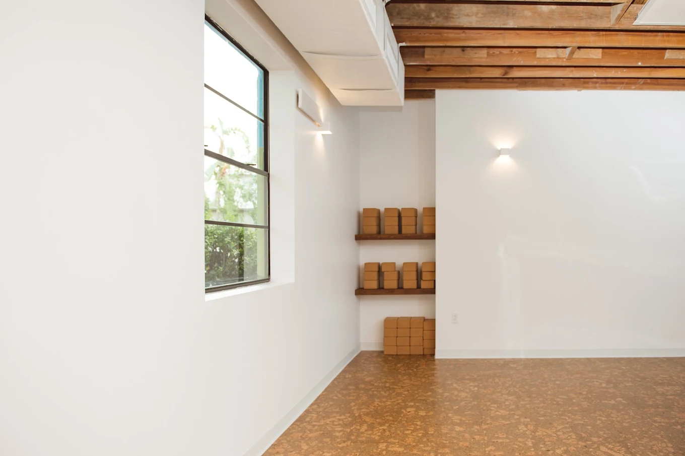 Yoga blocks in the CAMP Yoga studio