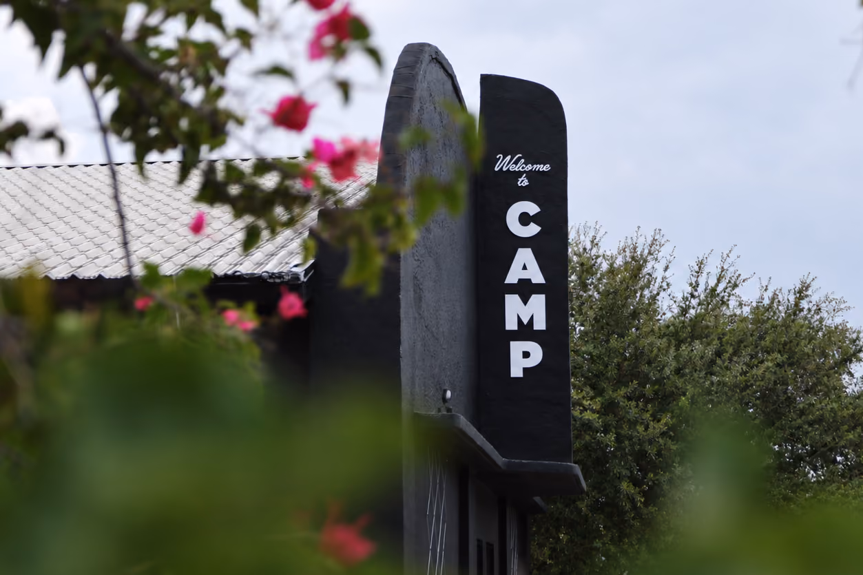 CAMP Tampa exterior signage
