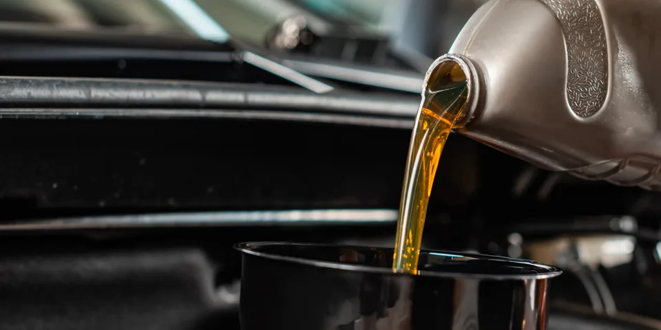 Oil and filter change service at Joe's Auto Repair