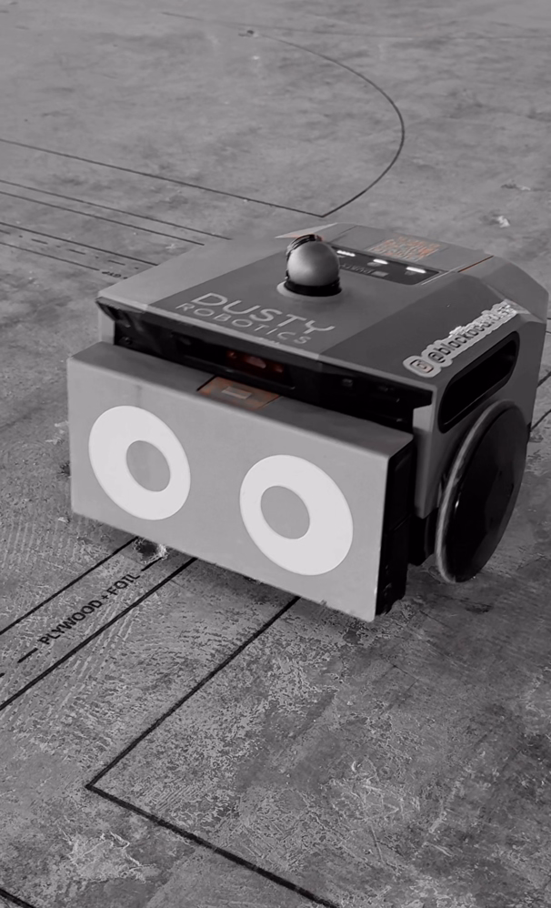 robot printing lines