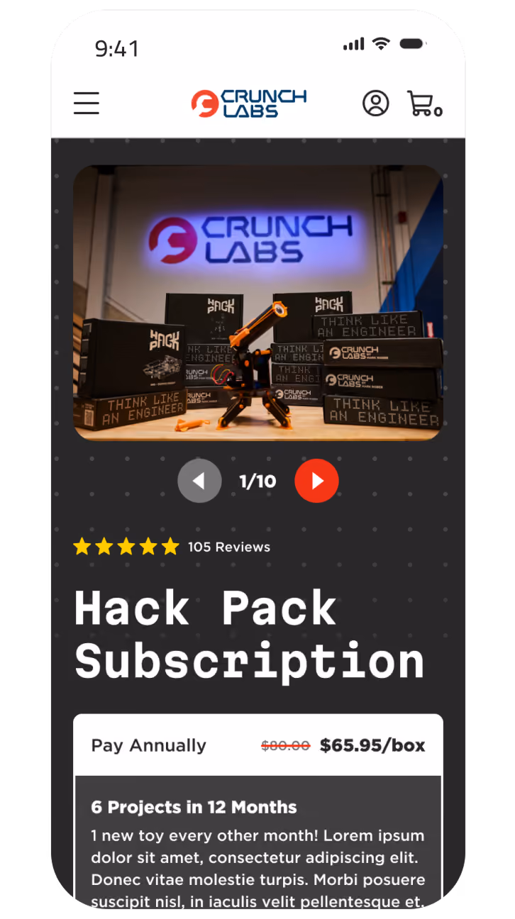 Crunchlab App Product Pack