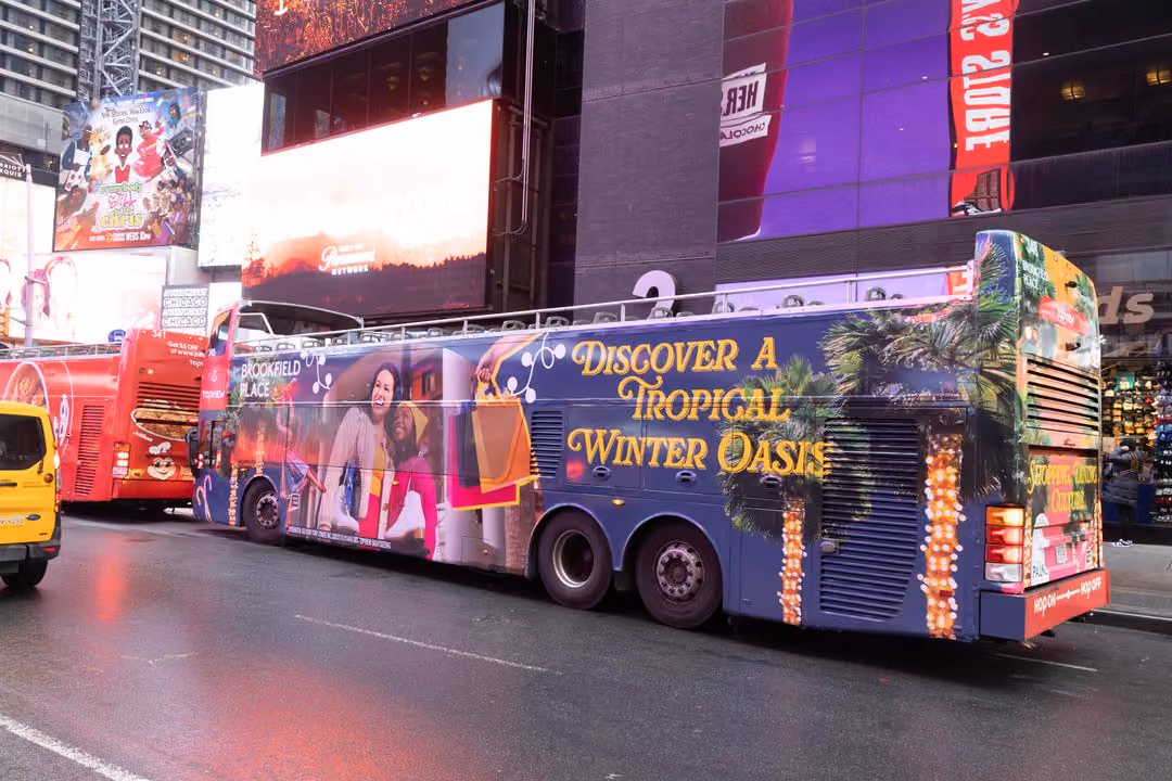 Brookfield Place bus ad