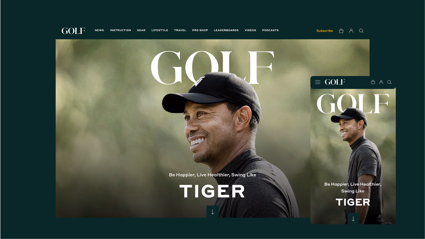 Tiger Woods Feature Module