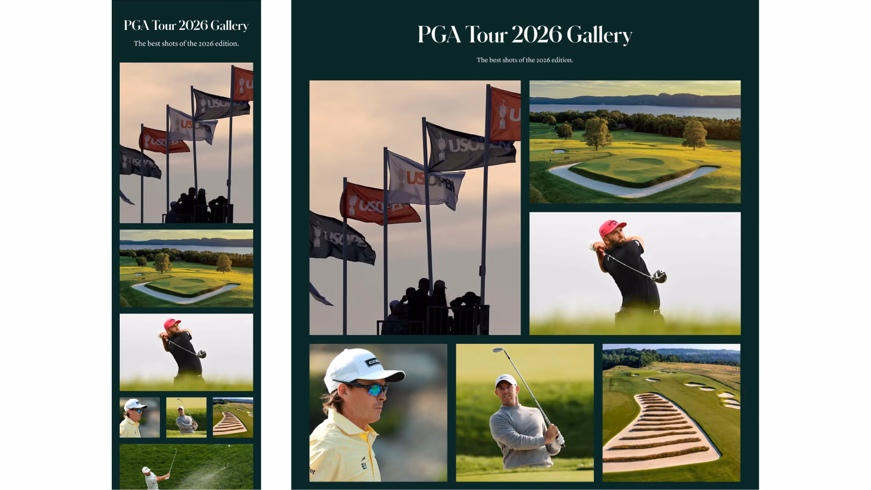 PGA tour 2026 Gallery Page