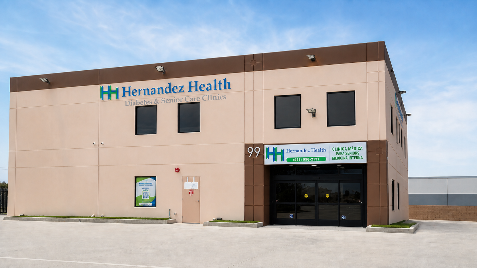 Exterior of Hernandez Health Perris clinic