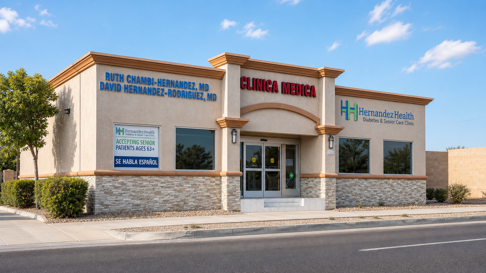Exterior of Hernandez Health Ontario clinic