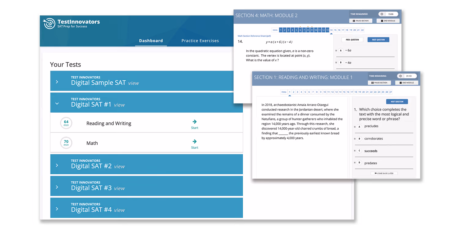 SAT Practice Tests by Test Innovators - SAT Practice Test by Test Innovators