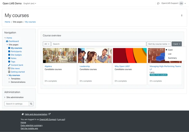 Open LMS 