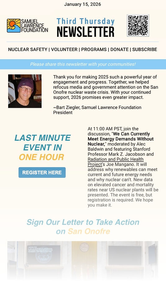 January 2026 newsletter cover