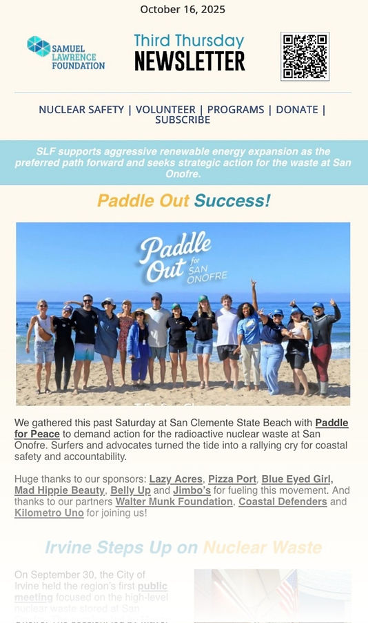 October 2025 newsletter cover