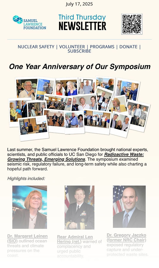 July 2025 newsletter cover