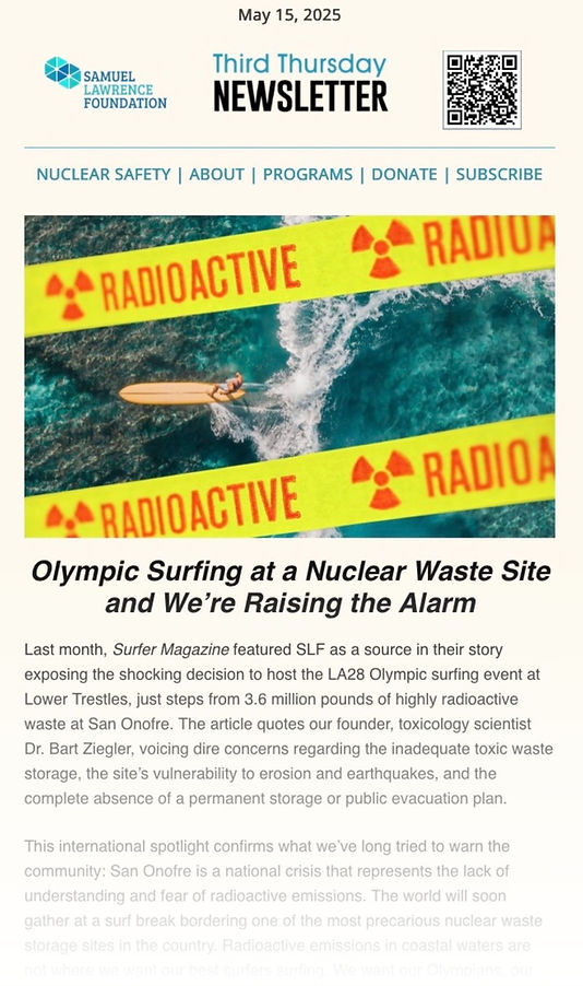 May 2025 newsletter cover