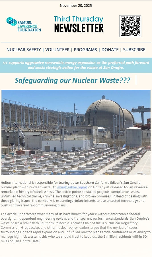 November 2025 newsletter cover