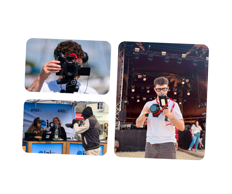 Notre équipe en action lors d'un événement