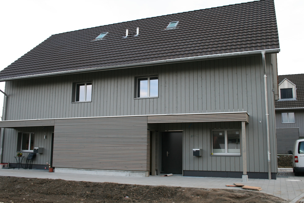Neubau Doppelfamilienhaus Berg am Irchel