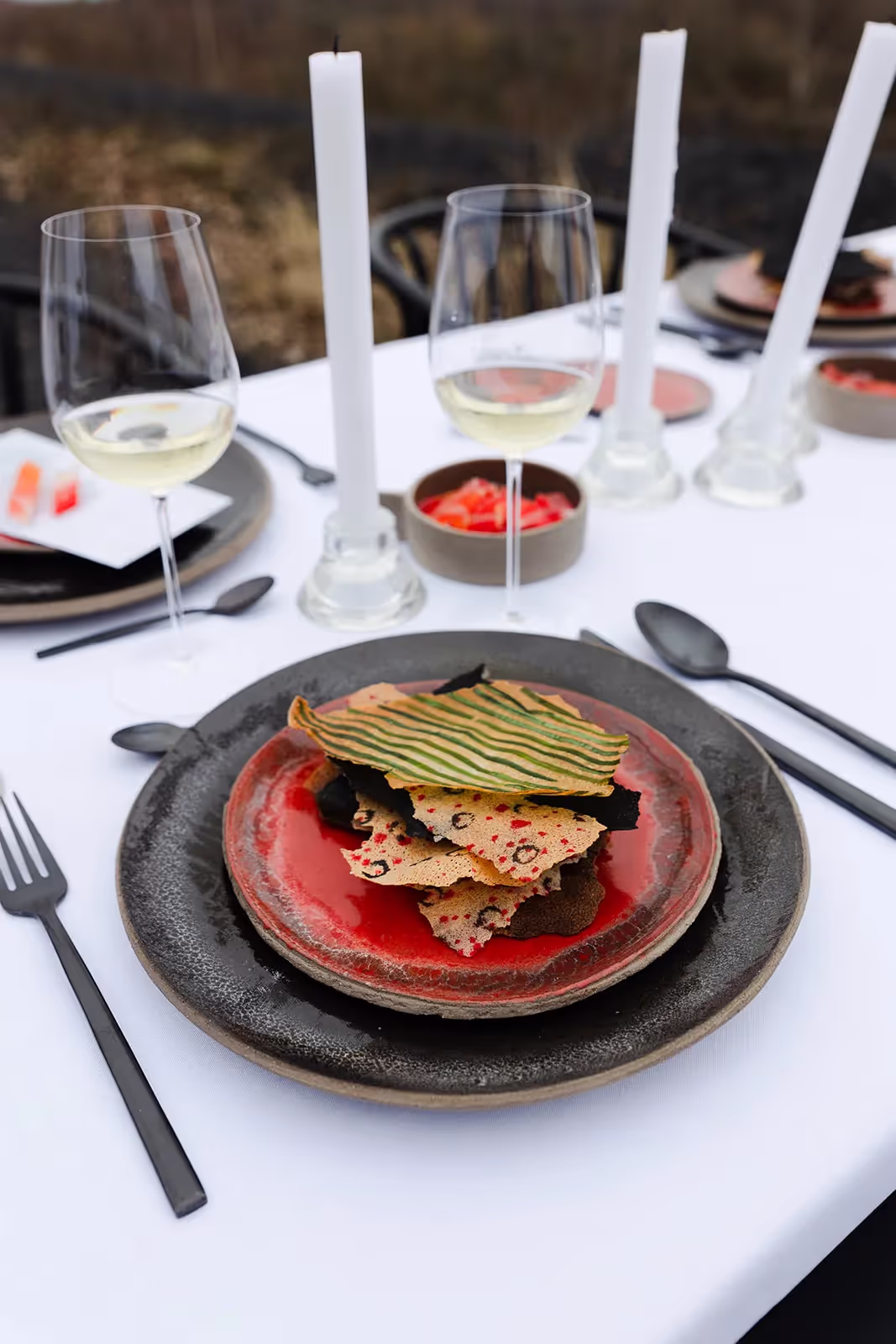 assiette de millefeuille