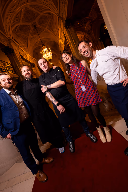 Groupe de chefs et artiste culinaire