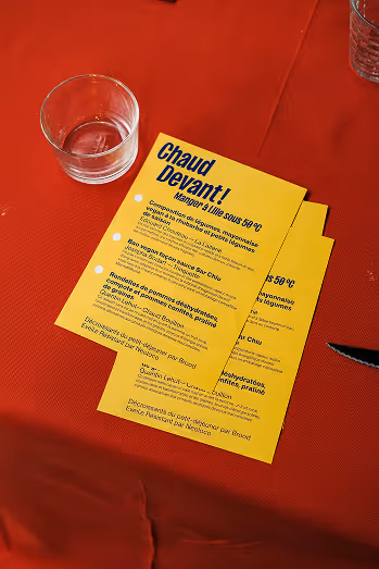Menu papier