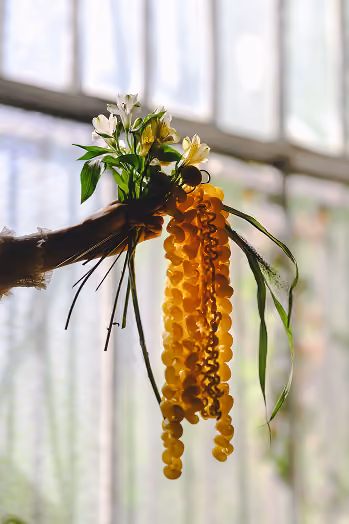 Bouquet de mariée comestible