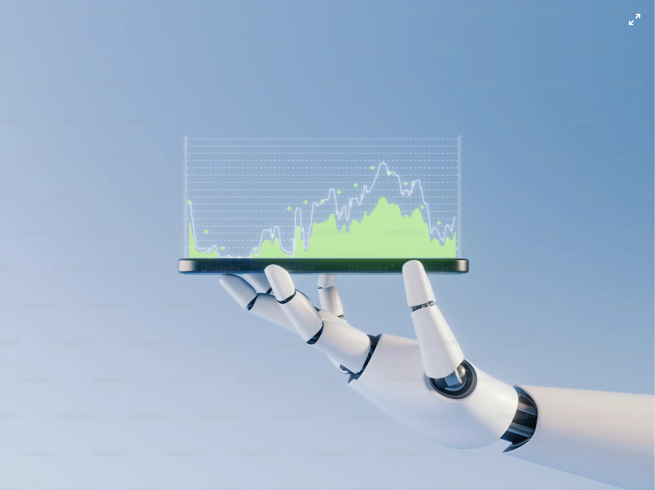 AI-powered data analytics dashboard