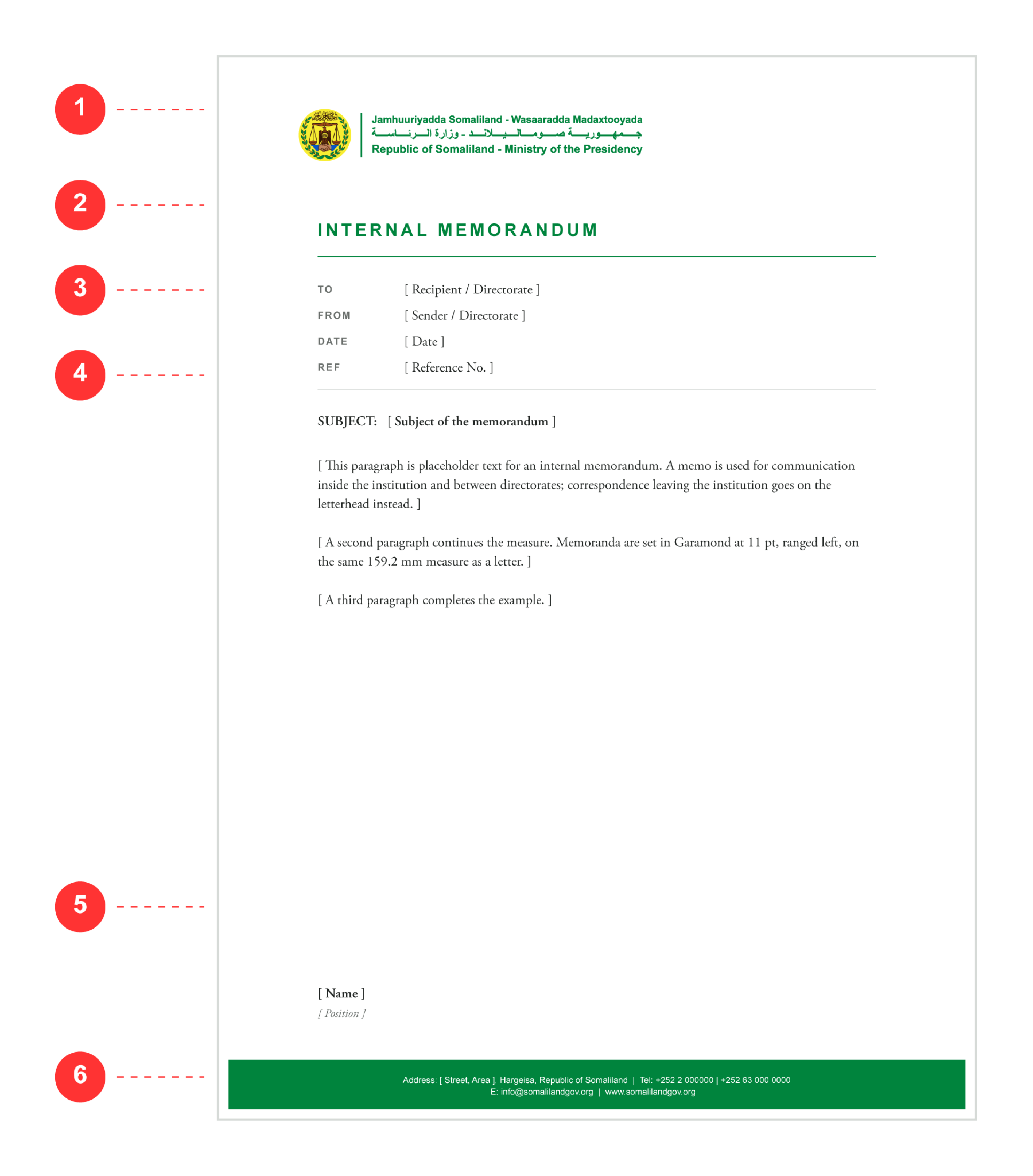 Letterhead guideline page 11 - anatomy