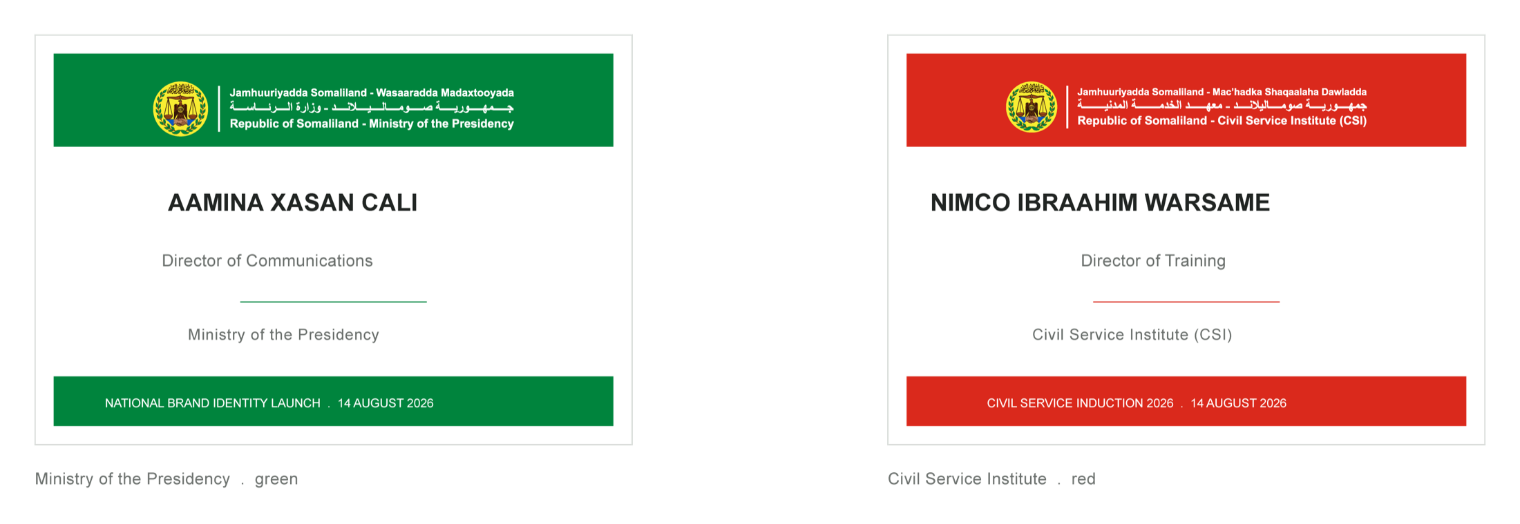 Letterhead guideline page 12 - in use