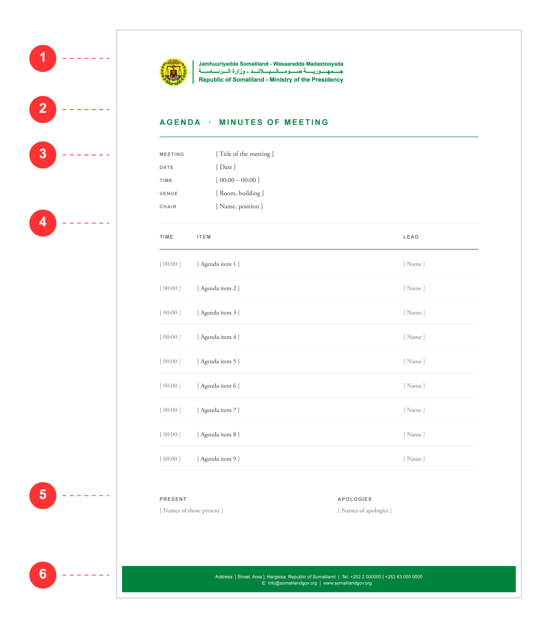 Letterhead guideline page 11 - anatomy