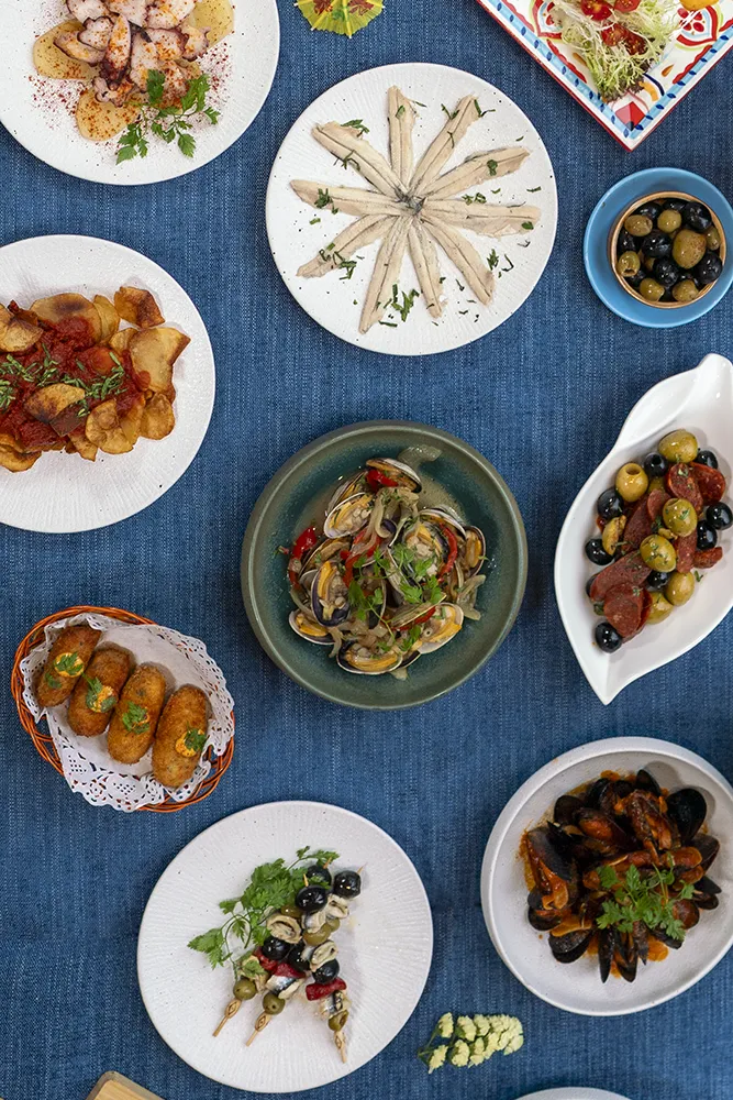 several tapas