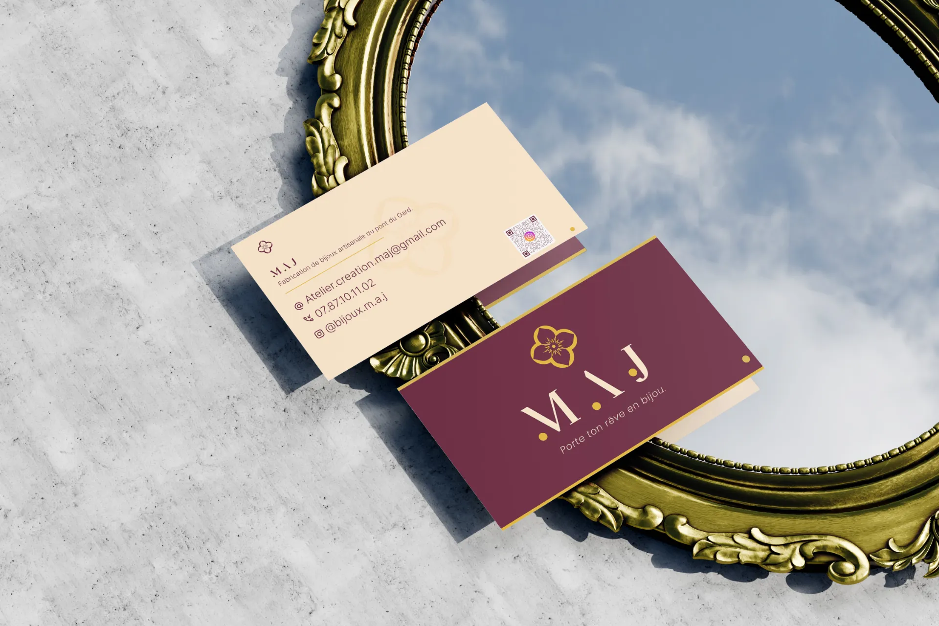 Cartes de visite M.A.J