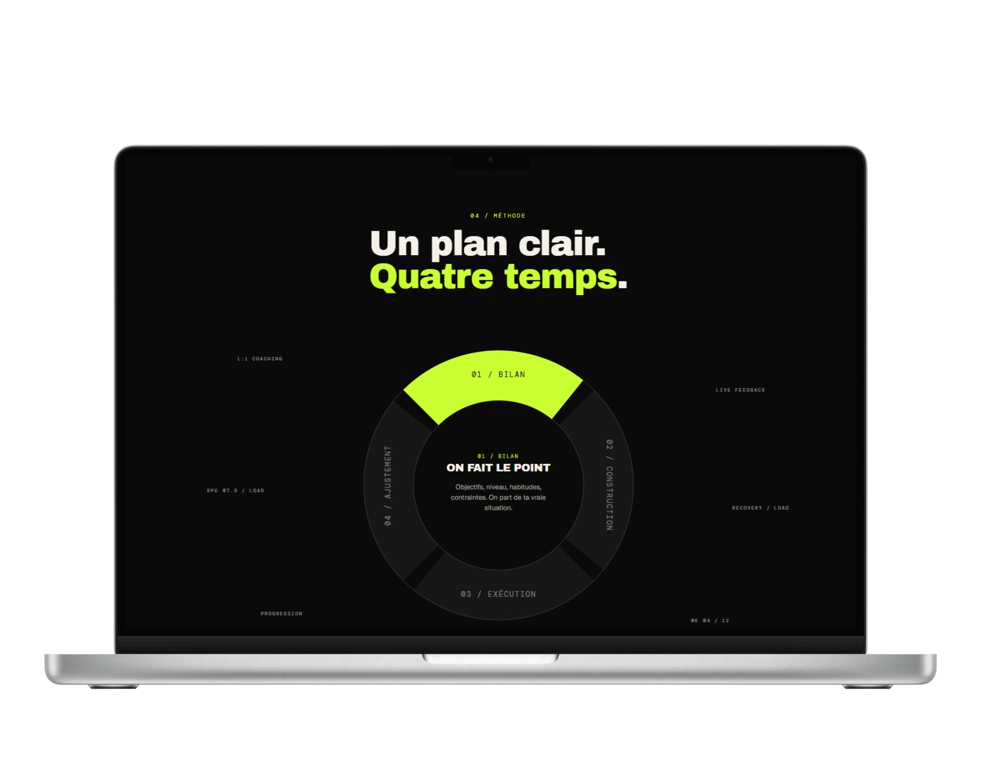 Hero mobile du site PACE/ONE