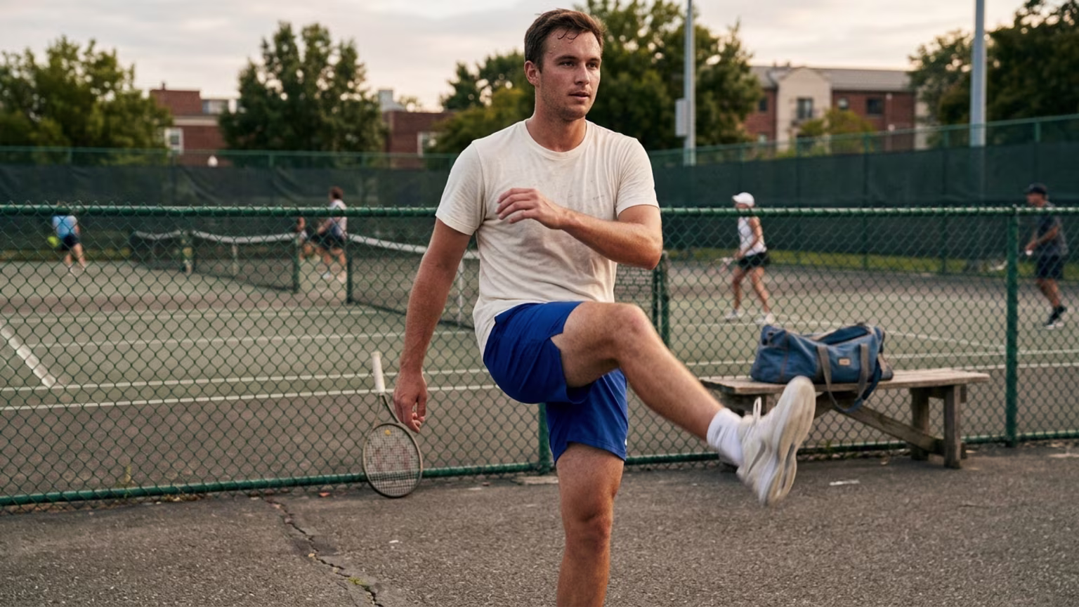 A Five-Minute Warm-Up to Prevent Court Stiffness