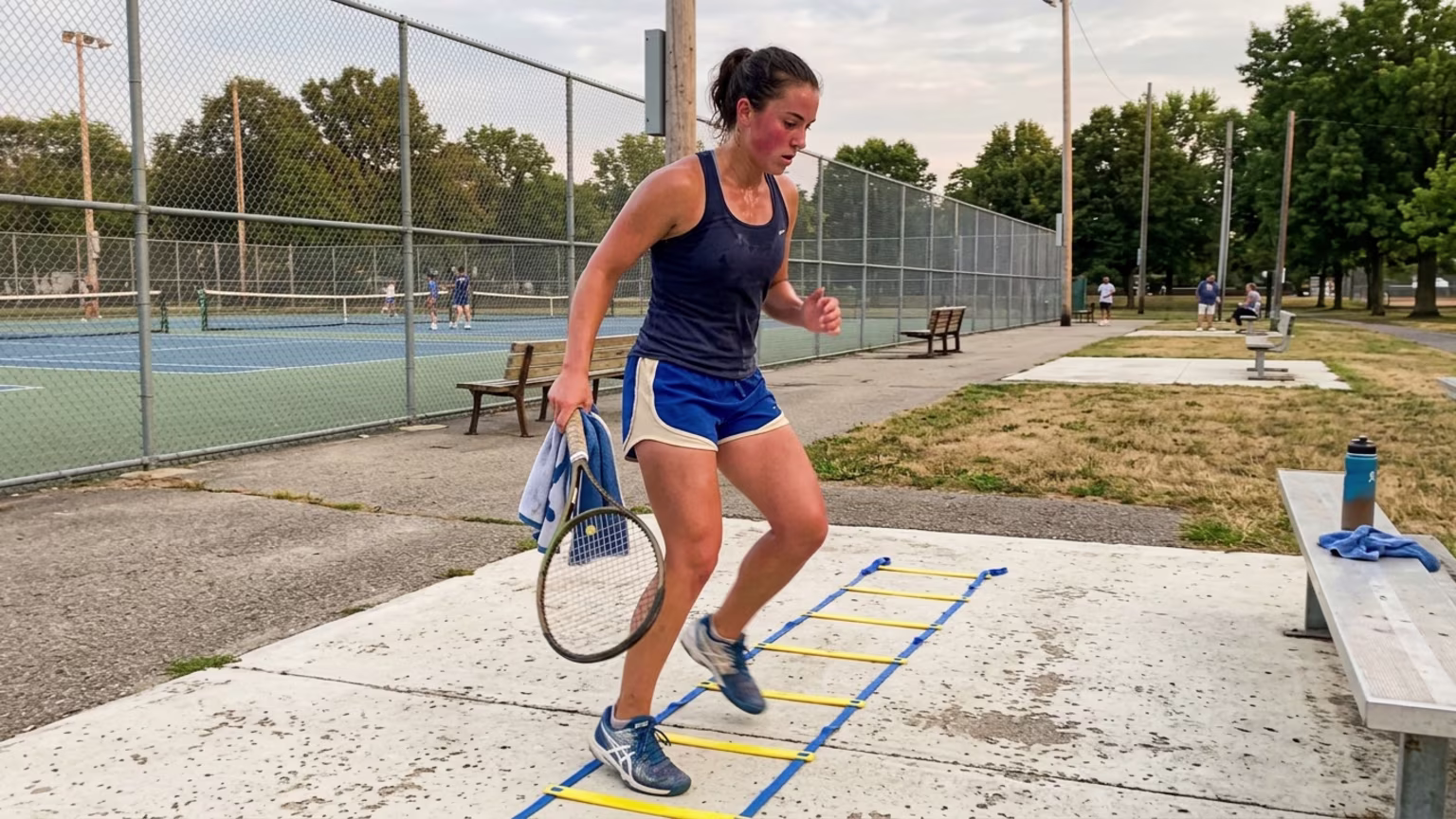 How High-Performance Tennis Players Structure Off-Court Training for Better Match Play