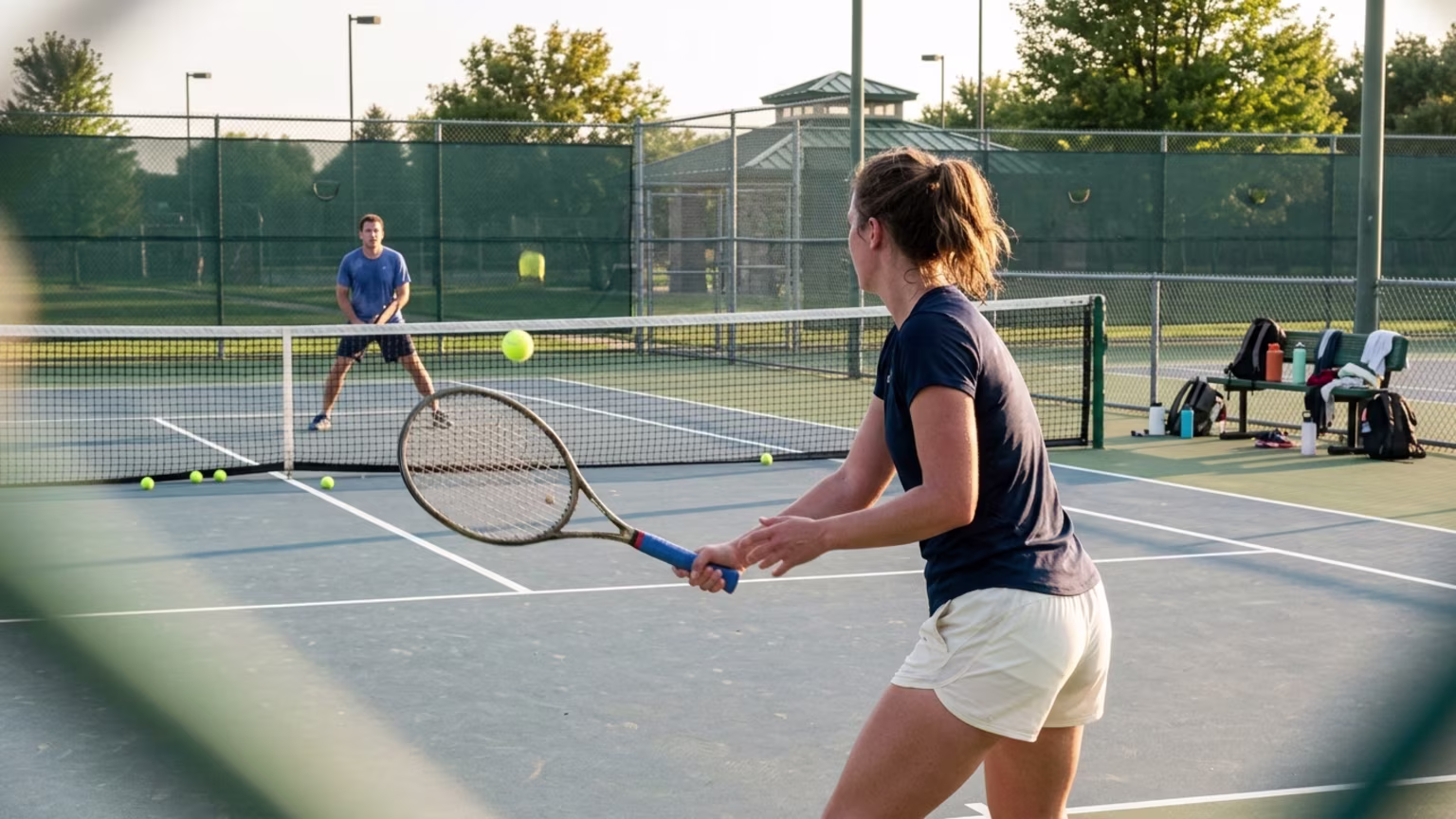 A Tennis Warm-Up That Builds Toward the First Point