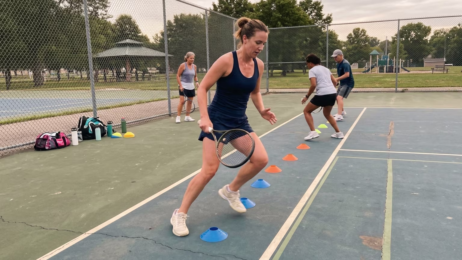 Structuring Racquet Sport Warmups Around Progressive Footwork Instead of Stationary Swings