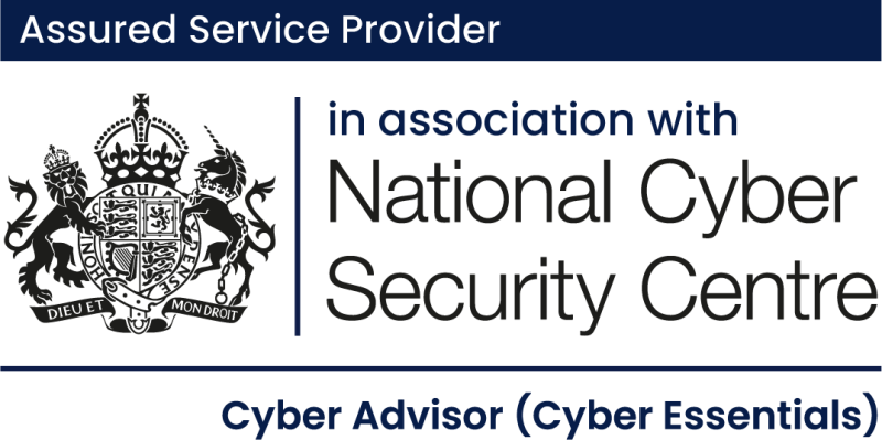 NCSC Assured Service Provider badge for Cyber Advisor (Cyber Essentials)
