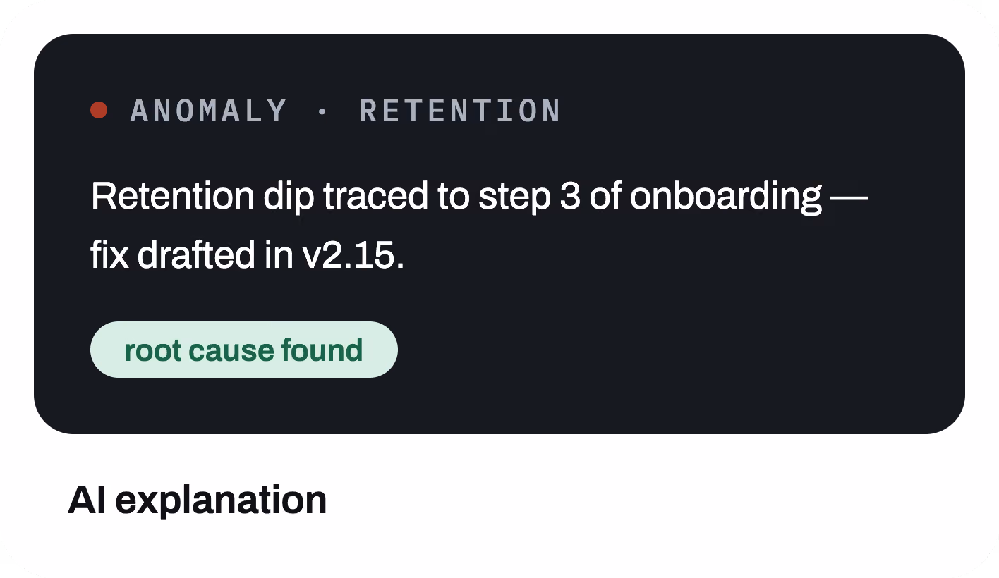 AI explanation widget