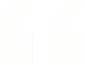 White quotation mark icon on a transparent background.