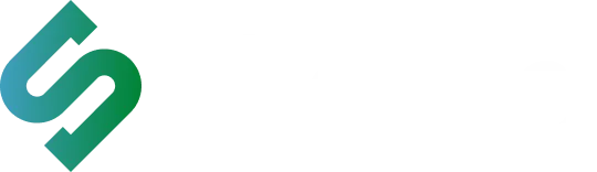 Genie company logo with stylized green and blue linked shapes.