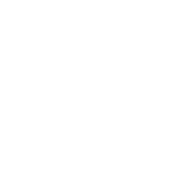 Black and white pixelated image resembling an abstract shape or symbol with a central rounded form.