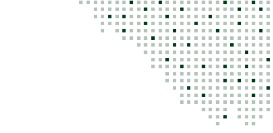 Pattern of small green squares forming a diagonal cluster on a black background.