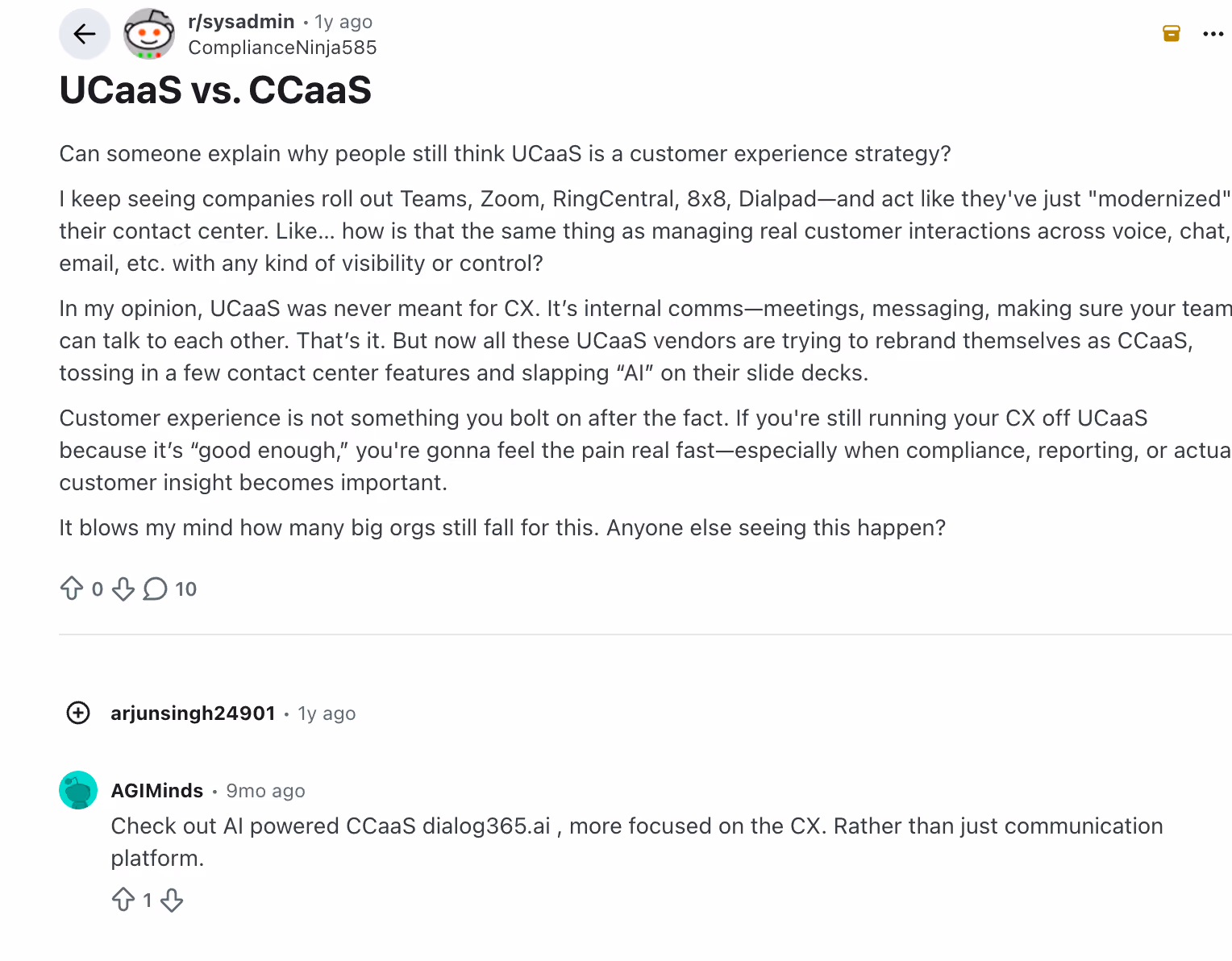Real buyer questions Reddit snapshot